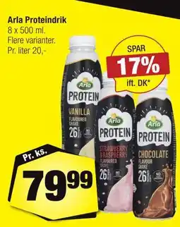 Calle Arla Proteindrik tilbud