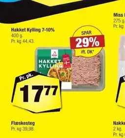 Calle Hakket Kylling 7-10% tilbud