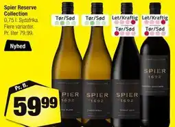 Calle Spier Reserve Collection tilbud