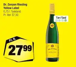 Calle Dr. Zenzen Riesling Yellow Label tilbud