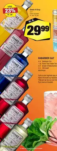 Calle Shake-It Sirup tilbud