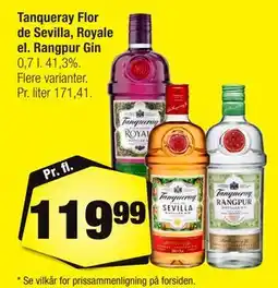 Calle Tanqueray Flor de Sevilla, Royale el. Rangpur Gin tilbud