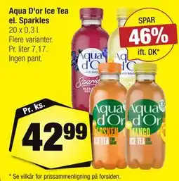 Calle Aqua D'or Ice Tea el. Sparkles tilbud