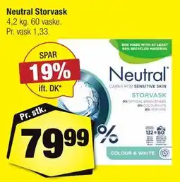 Calle Neutral Storvask tilbud