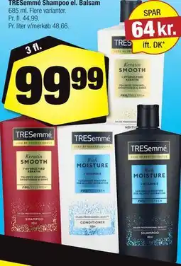 Calle TRESemmé Shampoo el. Balsam tilbud