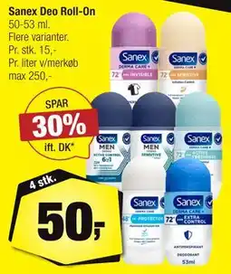Calle Sanex Deo Roll-On tilbud