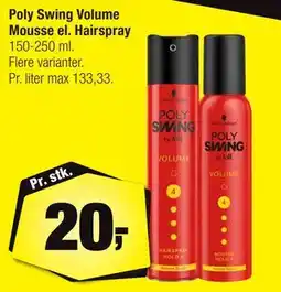 Calle Poly Swing Volume Mousse el. Hairspray tilbud
