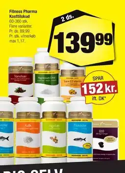 Calle Fitness Pharma Kosttilskud tilbud