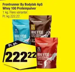 Calle Frontrunner By Bodylab ApS Whey 100 Proteinpulver tilbud