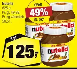 Calle Nutella tilbud