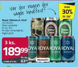 Fleggaard Royal, Odense el. Giraf tilbud