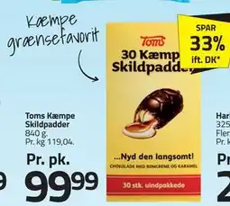 Fleggaard Toms Kæmpe Skildpadder tilbud