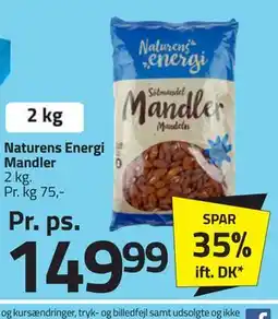 Fleggaard Naturens Energi Mandler tilbud