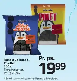 Fleggaard Toms Blue Jeans el. Poletter tilbud