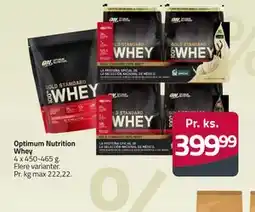 Fleggaard Optimum Nutrition Whey tilbud