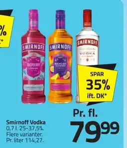 Fleggaard Smirnoff Vodka tilbud