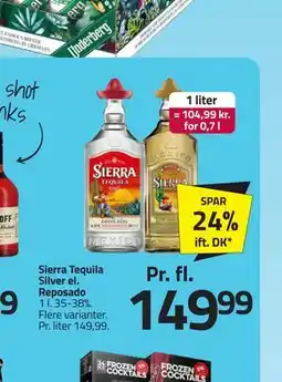Fleggaard Sierra Tequila Silver el. Reposado tilbud