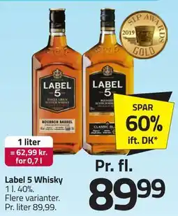 Fleggaard Label 5 Whisky tilbud