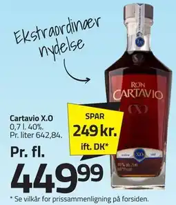 Fleggaard Cartavio X.O tilbud