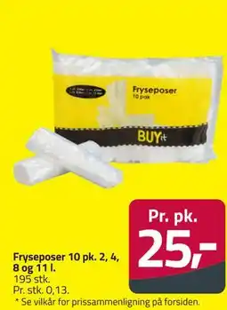 Fleggaard Fryseposer 10 pk. 2, 4, 8 og 11 l tilbud