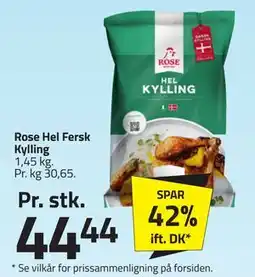 Fleggaard Rose Hel Fersk Kylling tilbud