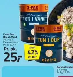 Fleggaard Elvira Tun I Olie el. Vand tilbud