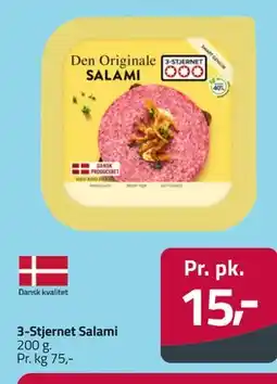 Fleggaard 3-Stjernet Salami tilbud