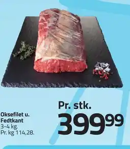 Fleggaard Oksefilet u. Fedtkant tilbud