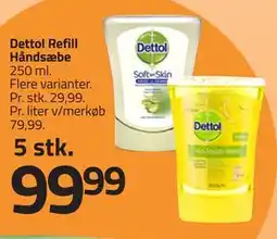 Fleggaard Dettol Refill Håndsæbe tilbud