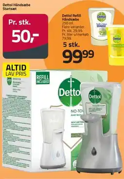 Fleggaard Dettol Håndsæbe Startsæt tilbud