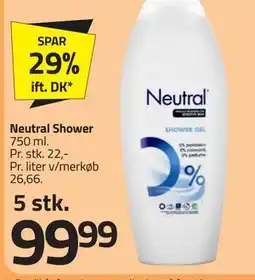 Fleggaard Neutral Shower tilbud