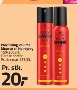 Fleggaard Poly Swing Volume Mousse el. Hairspray tilbud