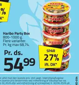 Fleggaard Haribo Party Box tilbud