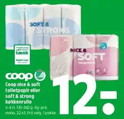 Coop 365 Coop nice & soft / soft & strong tilbud