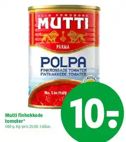 Coop 365 Mutti finhakkede tomater tilbud