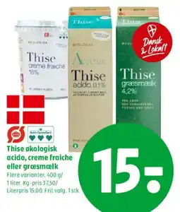 Coop 365 Thise økologisk / Thise græsmælk tilbud