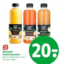 Coop 365 Økologisk Godmorgen juice tilbud