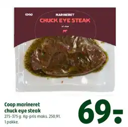 Coop 365 Coop marineret chuck eye steak tilbud