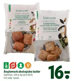 Coop 365 Änglamark økologiske boller tilbud
