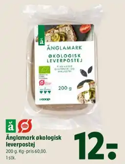 Coop 365 Änglamark økologisk leverpostej tilbud