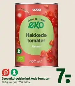 Coop 365 Coop økologiske hakkede tomater tilbud