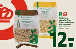 Coop 365 Ånglamark økologisk frisk fettuccine fuldkorn eller spaghetti tilbud