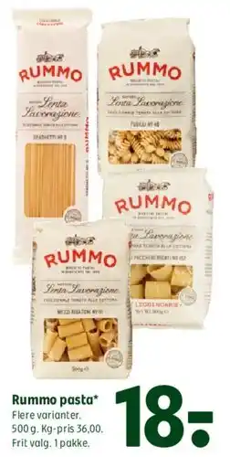 Coop 365 Rummo pasta tilbud