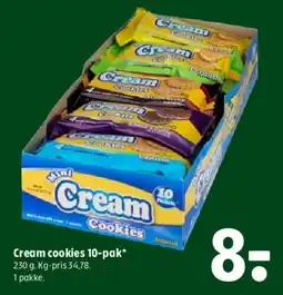 Coop 365 Cream cookies 10-pak tilbud
