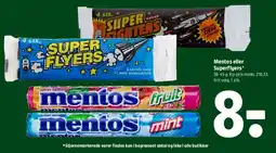 Coop 365 Mentos eller Superflyers tilbud