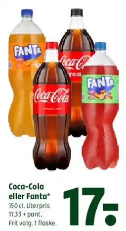 Coop 365 Coca-Cola eller Fanta tilbud