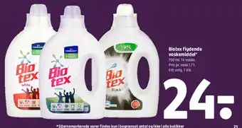 Coop 365 Biotex flydende vaskemiddel tilbud