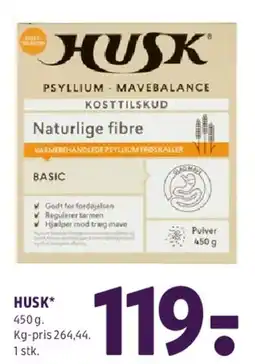 Coop 365 HUSK Psyllium - Naturlige fibre tilbud