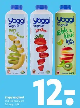 Coop 365 Yoggi yoghurt tilbud