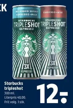 Coop 365 Starbucks Tripleshot Espresso tilbud